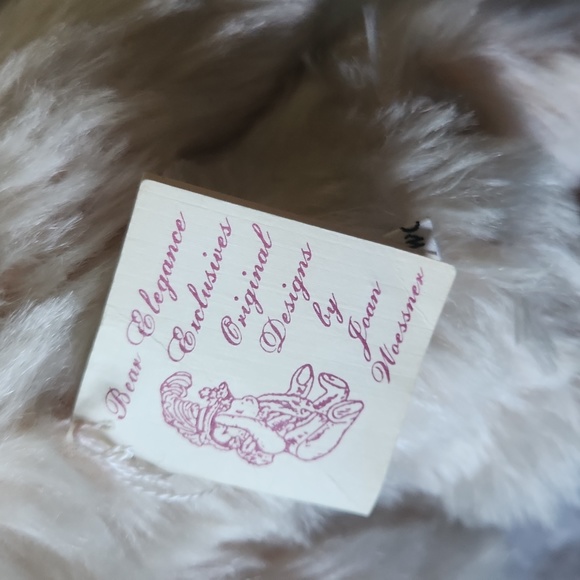 Joan Woessner Mohair Bear 12" Collectable with Tag Jointed - Picture 3 of 3